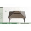 Pavillon de jardin en aluminium robuste avec double toit en acier galvanisé, auvent extérieur à toit rigide avec rideau et moustiquaire pour terrasse de patio et spa-128722858