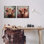 «Highland Cow Field Flower Crown», ensemble de 2 toiles d'art sur toile par Irena Orlov