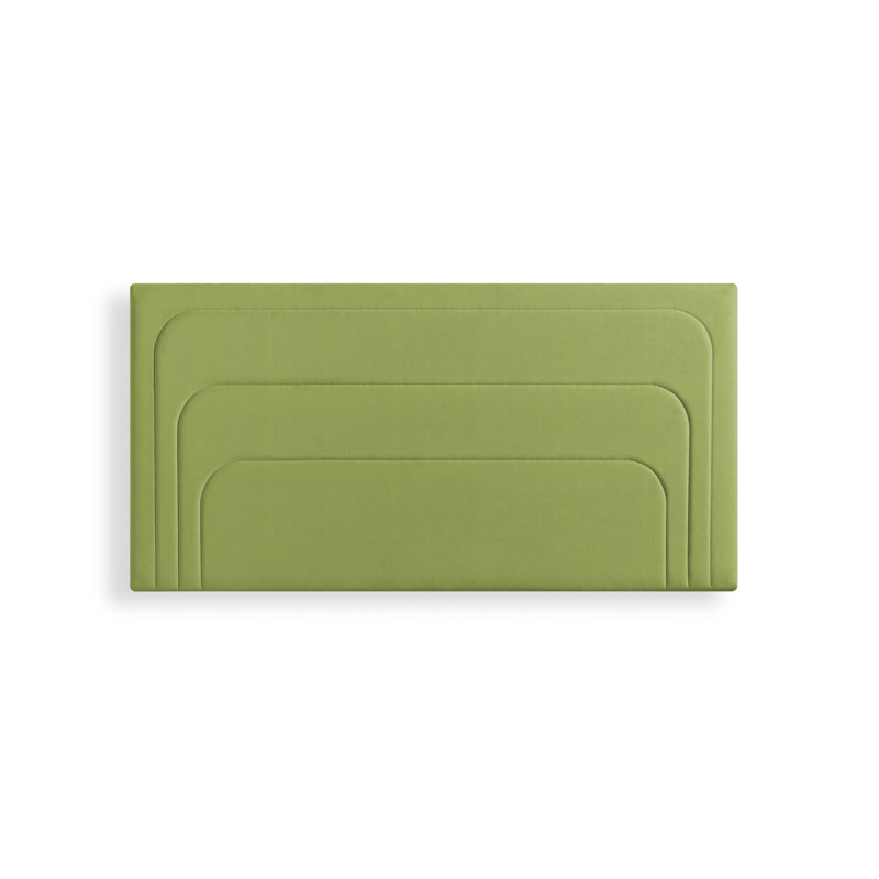 Upholstered Headboard, Single (3'), Green
