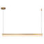 Nio 45-in Black dimmable LED Linear Pendant-153406740