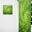 Green Serene Spiral Dreams IV - Rideau en spirale - Rideau abstrait obscurcissant - 1 panneau-107580880