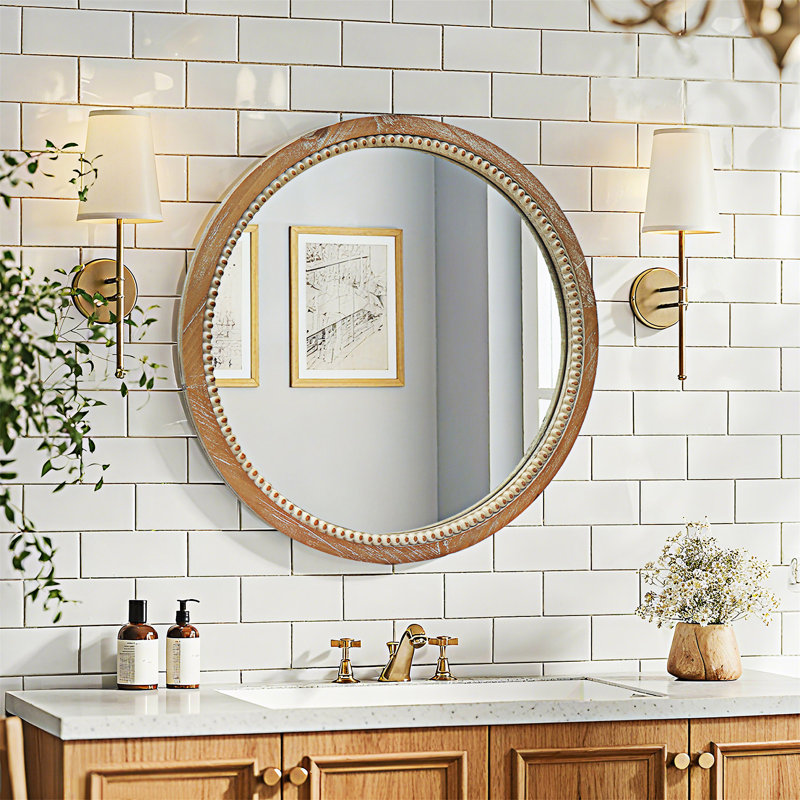 Miroir mural rond