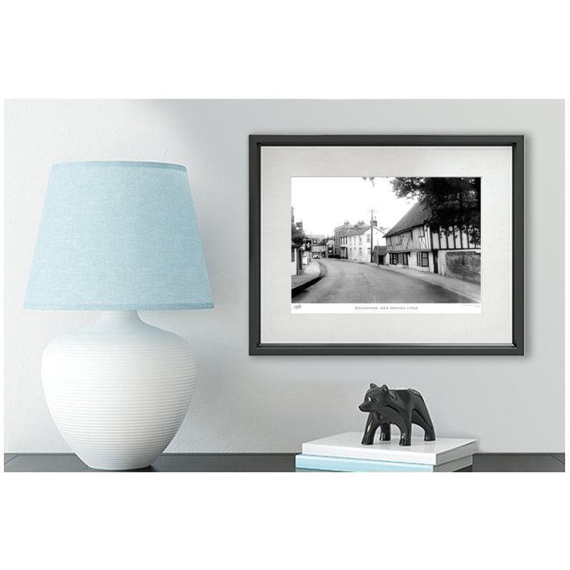 Boughton, Old Houses C1960 1 Piece Single Picture Frame Wall Art, 40cm H x 50cm W x 2.3cm D