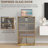 Adjustable Glass Audio Cabinet-903865174