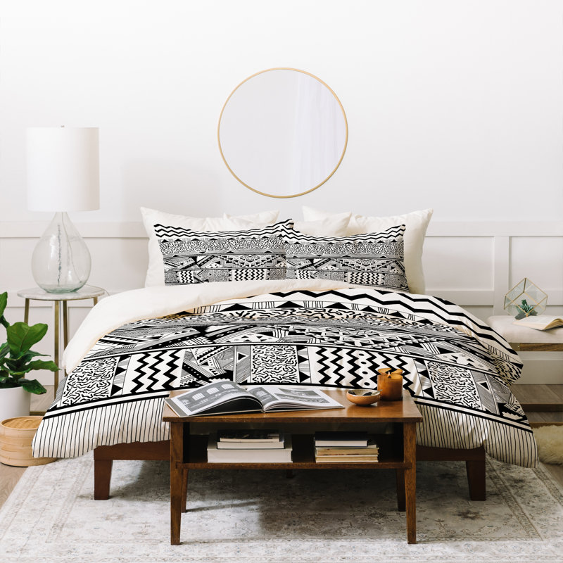 Ensemble de housse de couette Kris Tate, Housse de couette simple / simple TG et 1 taie dé