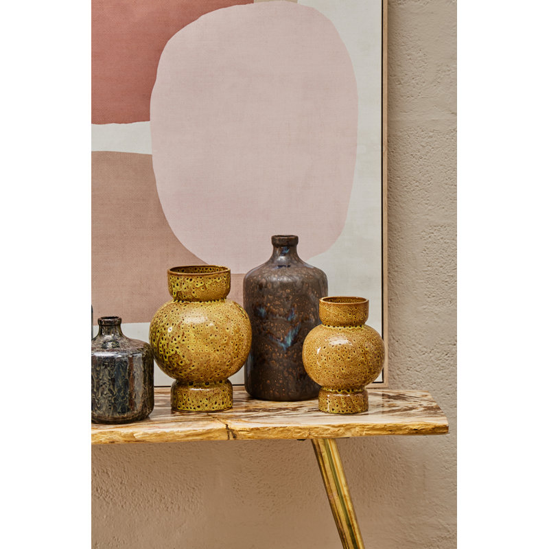 Yakira Stoneware Table Vase, 30cm H x 22cm W x 22cm D