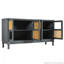 Buffet rétro à 4 portes avec grand espace de rangement-112392162