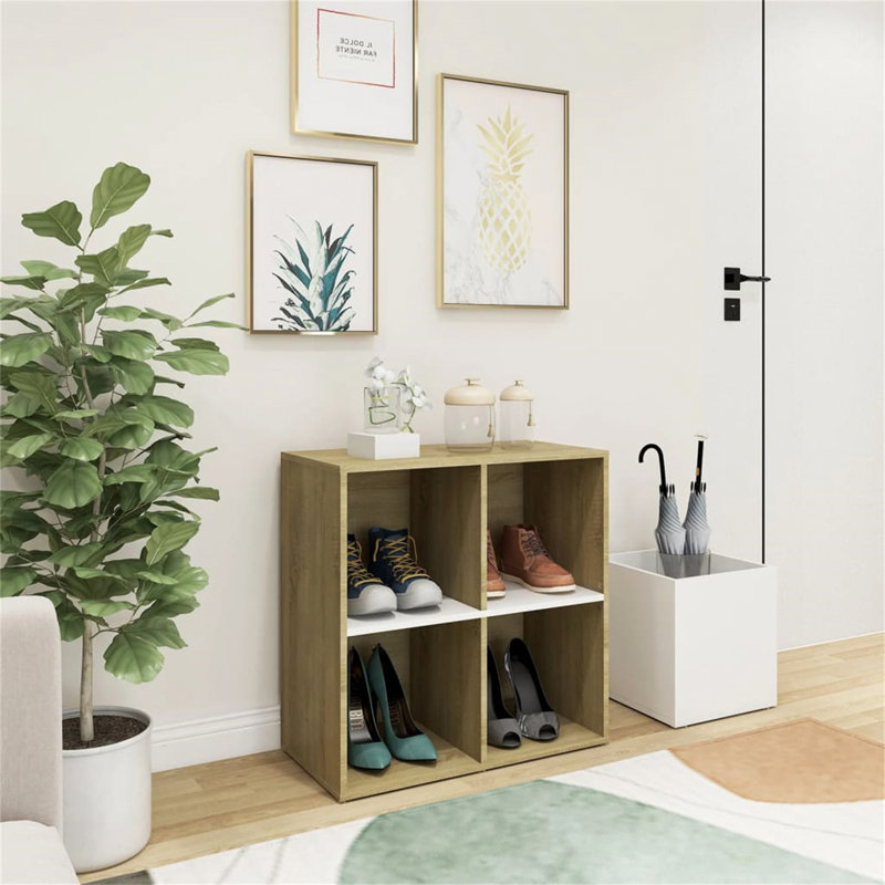 4 Pair Shoe Rack