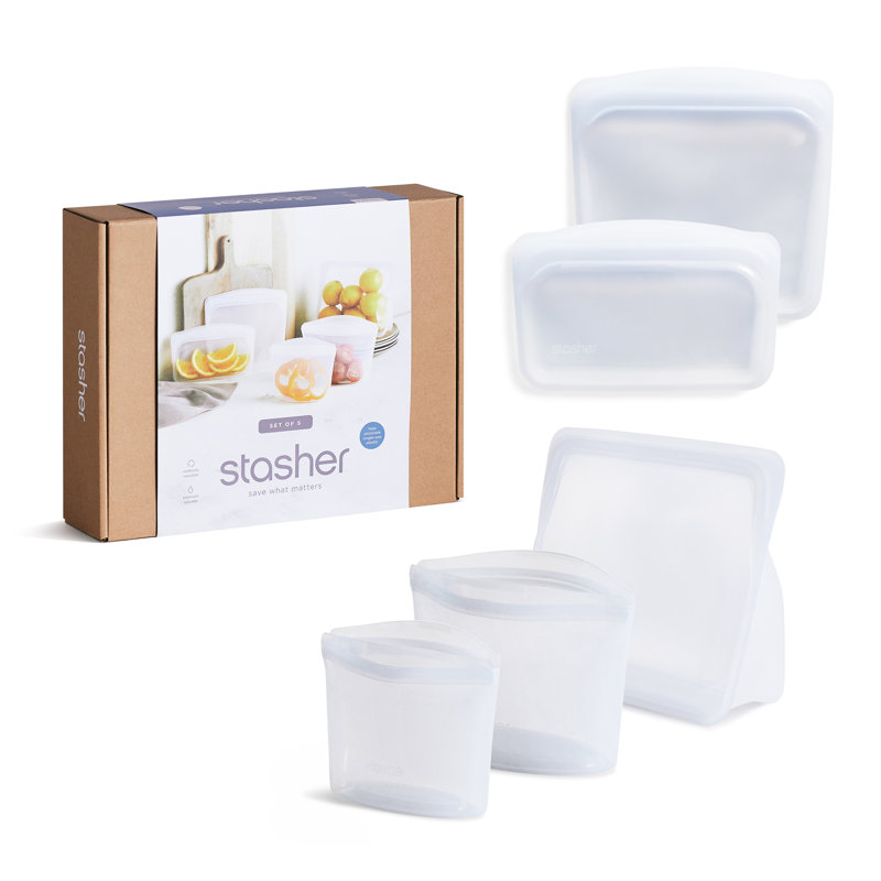 Boîte-cadeau Variété, 5 sacs, Transparent