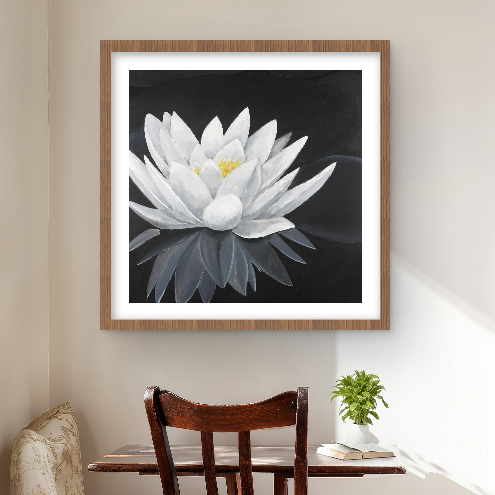Image result for Lark Manor™ Lotus Flower with Reflection - Contemporary Livingroom ...