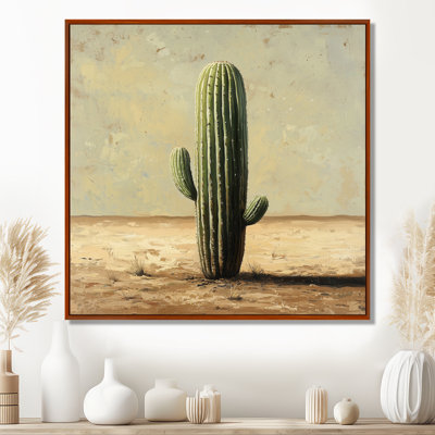 Maruice cactus dans le désert IV - cactus, art mural