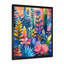 «Blue Pink Palms Desert Paradise III», impression d'art mural palmiers et palmiers-427099574-427099573