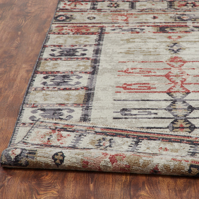 Zahara Hand Knotted Wool Area Rug, Rectangle 10' x 14'