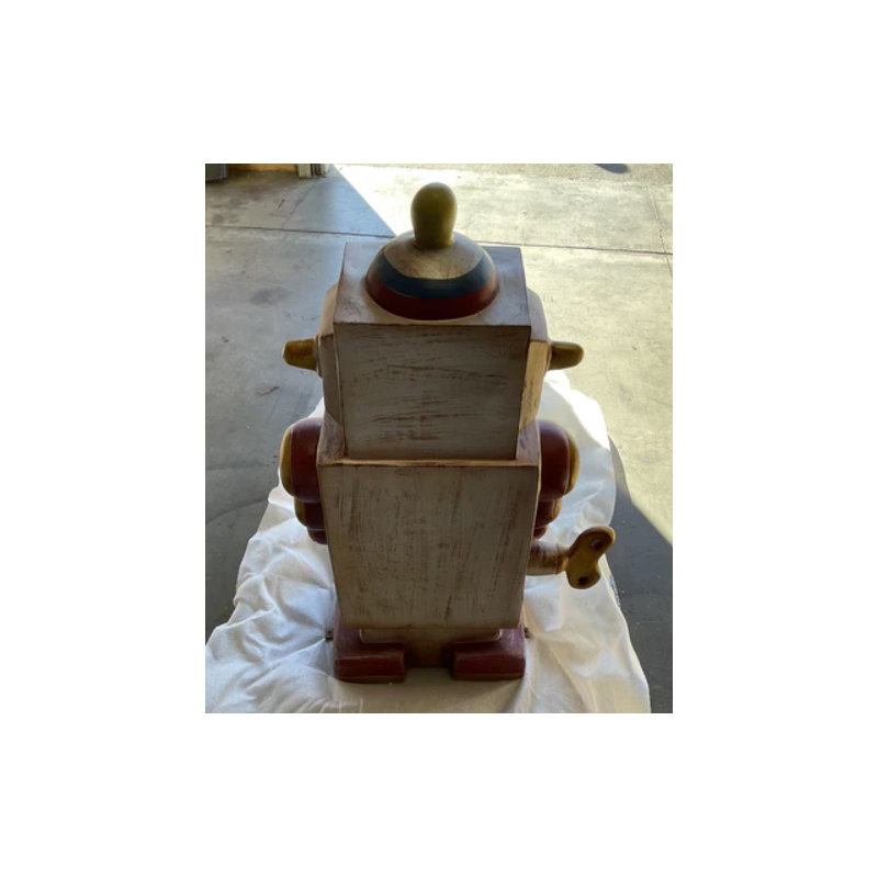 Statue jouet robot surdimensionnée