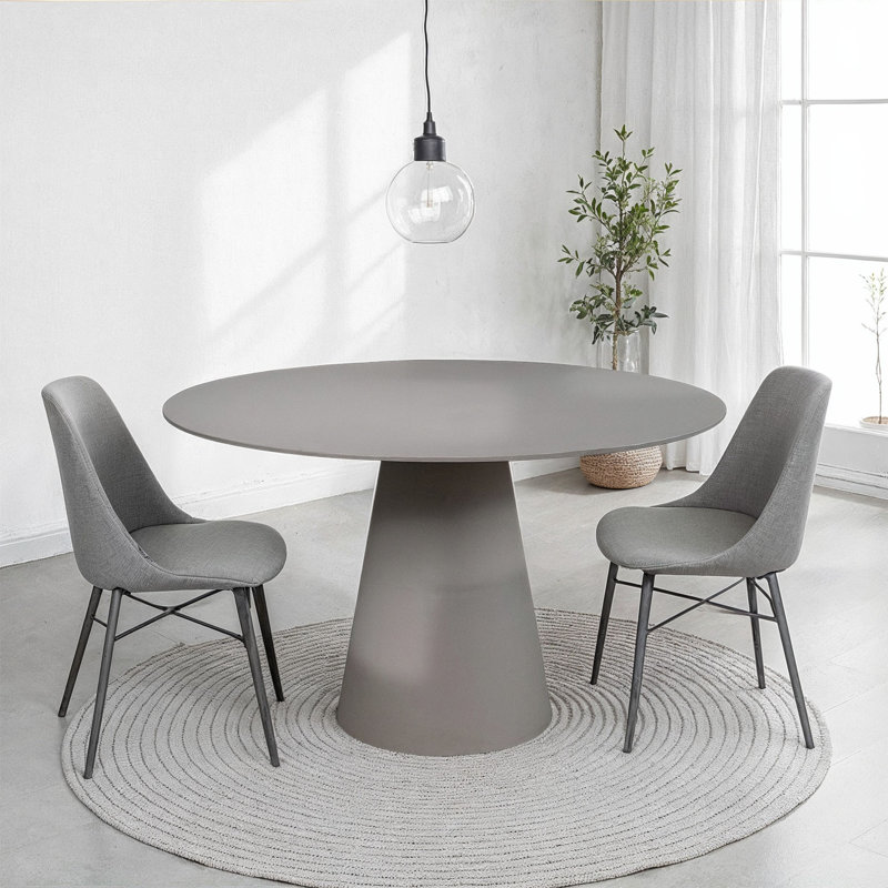 Metal Indoor/Outdoor Round Dining Table