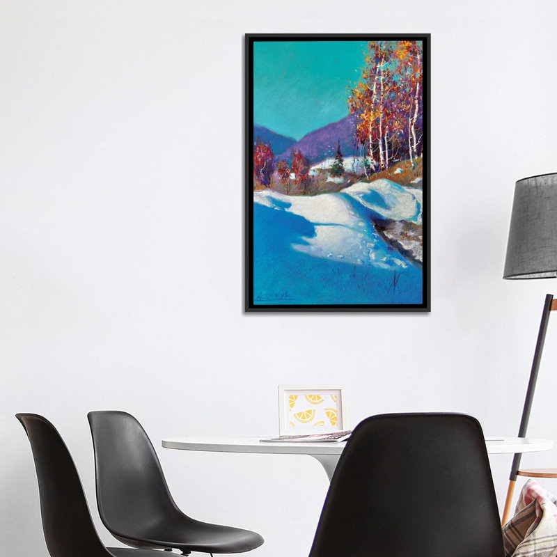 Print, 101.6 cm H x 66.04 cm W x 4.445 cm D, Black