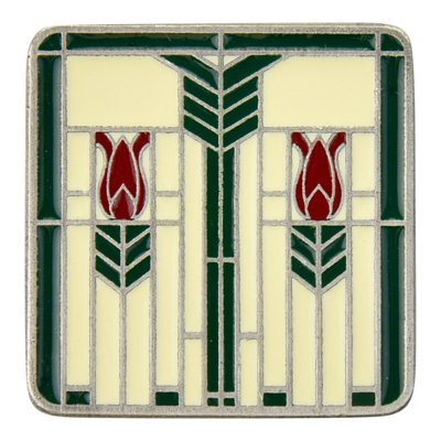 Arts And Crafts Square Knob