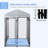 Pawhut 6' X 4' X 6' Dog Playpen Outdoor, Dog Kennel Dog Exercise Pen With Lockable Door, Water-Resistant Canopy, For Medium And Large Dogs