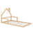 Hakiema  Wood Floor Bed with House-shaped Headboard-1192943301-1148216104