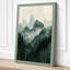 Misty Mountain Layers Scandinavian - Wrapped Canvas-131764539-131764540