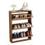 Table d'appoint en bois massif avec plateau rabattable, table de rangement étroite avec compartiments ajustables et structure anti-basculement-1237400697