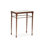 Calvert Mirrored Glass Top End Table