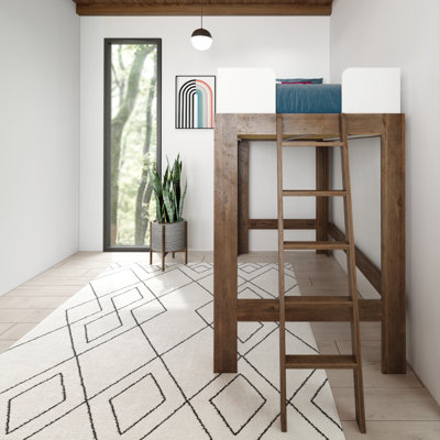 Ambur Twin Solid Wood Loft Bed