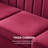 Andenne Andenne 89'' Velvet Living Room Sofa-981236396