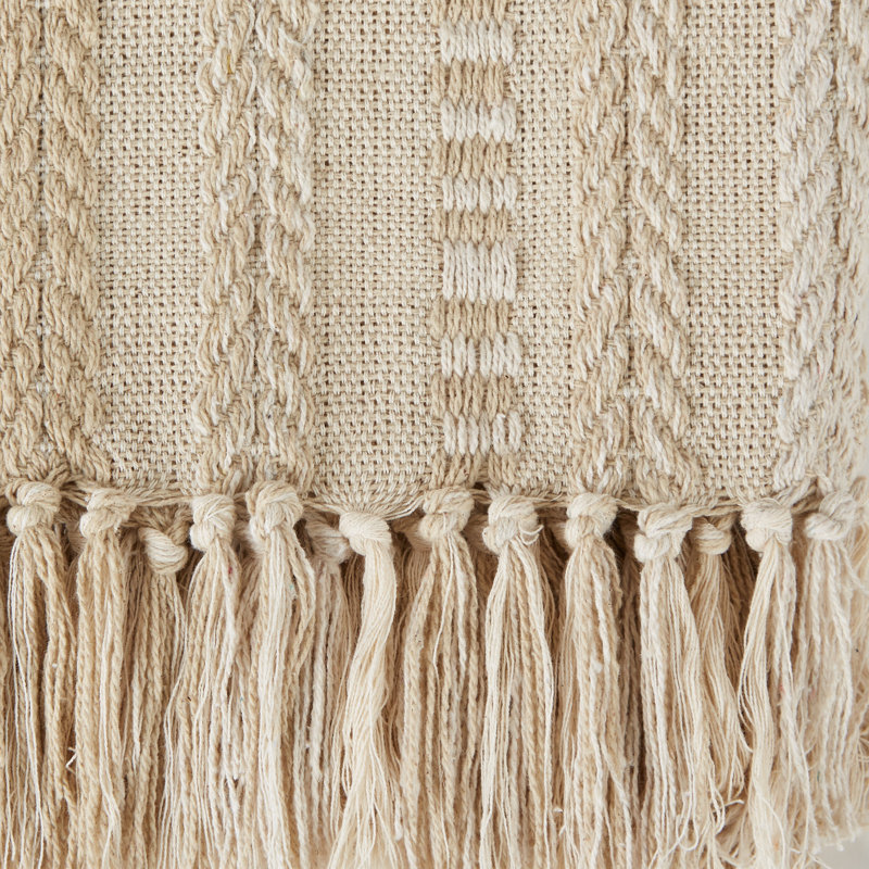 Jeté 100% coton , Brun clair