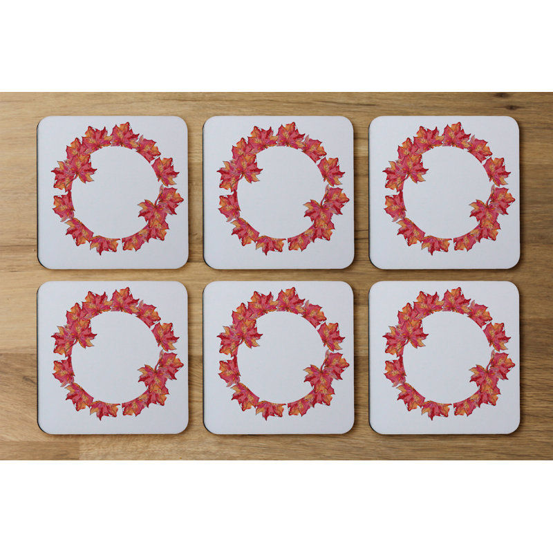 Square 6 Piece Coaster Set