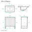 Arles 30 In. Natural Oak Bathroom Vanity With Black, 3-Hole Ceramic Sink Top