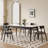 Picture colour Rectangular Sintered Stone tabletop Dining Table-111170022