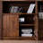 Modern style wooden bookcase