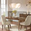 Lustre rond moderne 24 po, en fer blanc + design en acrylique, douille E26 avec ampoule 3 couleurs, commande murale