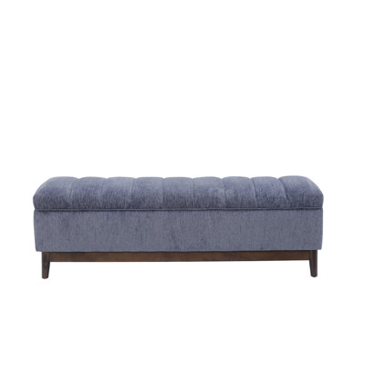 Brooke Channel Tufted Lift Top Storage Bench