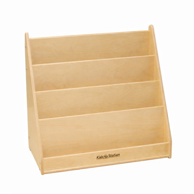 3 Compartment Manufactured Wood Book Display