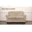 Finn 59" Rolled Arm Sofa Bed Loveseat with Reversible Cushions-19871003-18863937