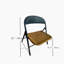 Ensemble de 4 chaises en rotin