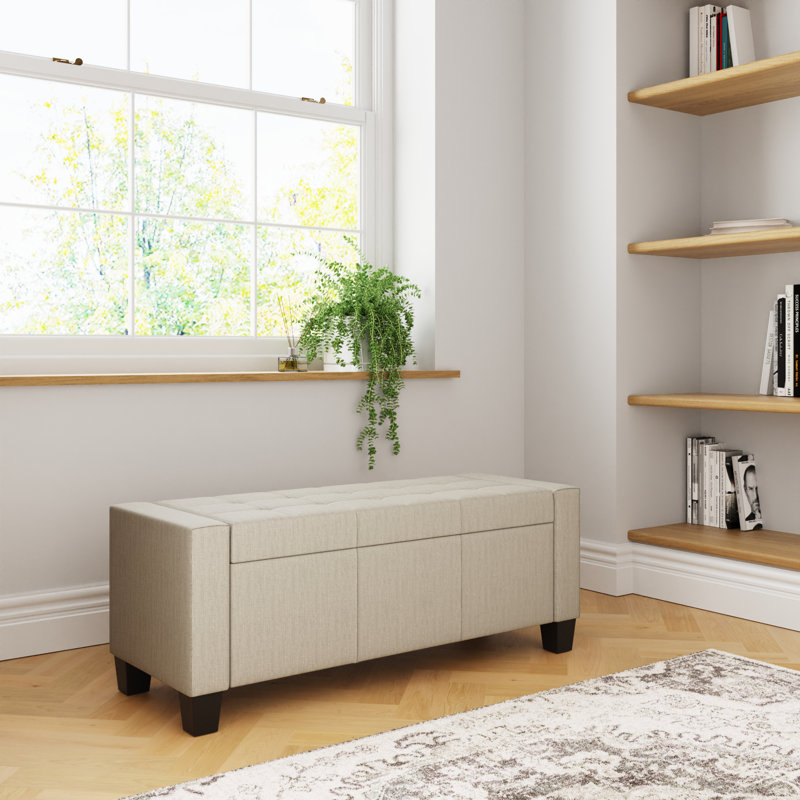 Ashley Storage Bench, Beige
