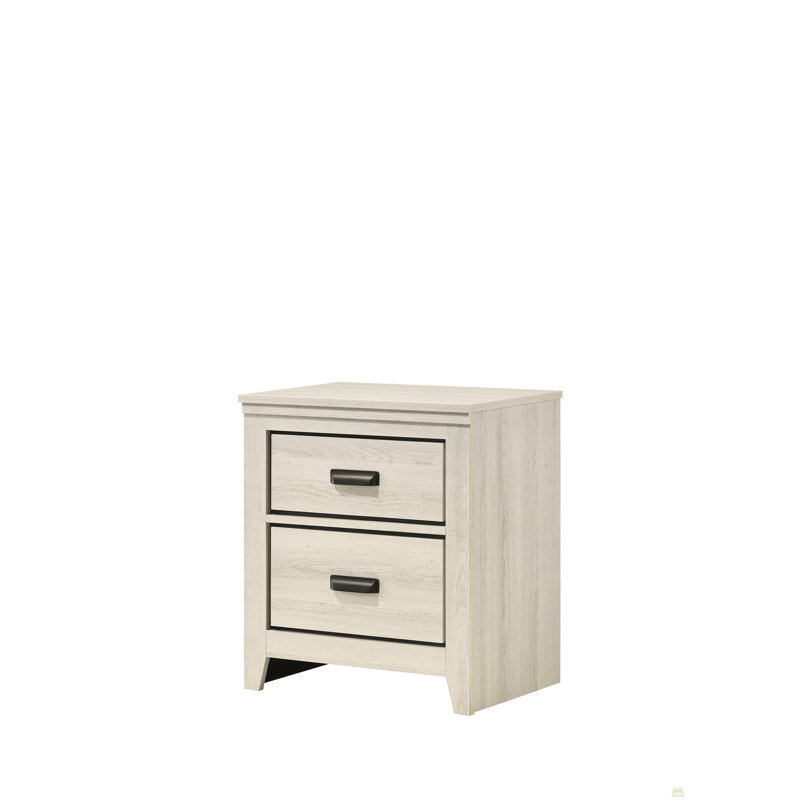 Table de chevet 2 tiroirs