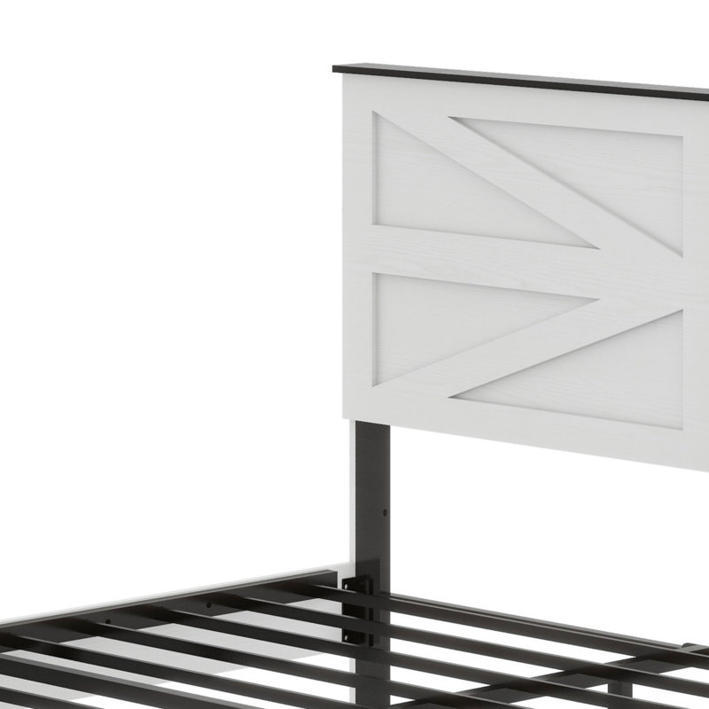 Base de lit plateforme en bois, Grand lit
