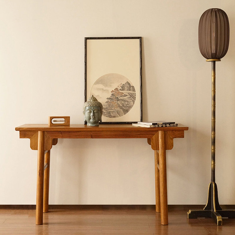 Console en bois massif de style moderne