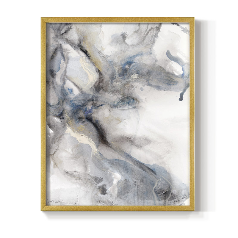 Marble Trance, reproduction encadrée - bois massif, H 14 po x l 11 po