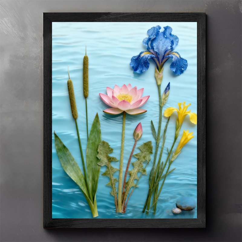 Reproduction d'art encadré noir rétro Vintage, H 11 po x l 9 po