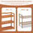 20 Pair Solid Wood Shoe Rack