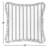 Fringed Sunbrella® Outdoor Throw Pillow