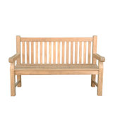 Devonshire Deep Seating Chair Three-Seater Extra Thick Bench with Flower Handcrafted