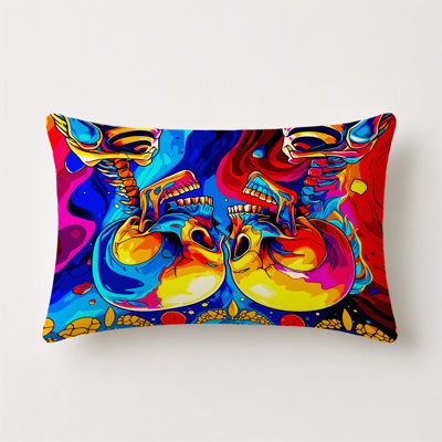 Optical Glow Indoor And Outdoor Pillow