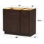Base de meuble-lavabo simple 36 po seulement-96924167