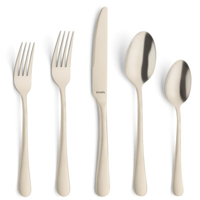 Winston Porter Boru Stainless Steel (18/0) Flatware Set - Service for 4